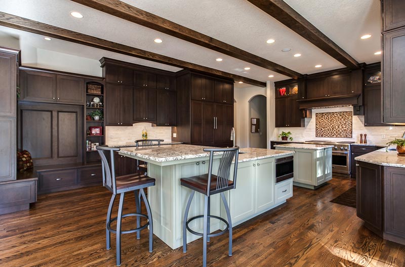 Denver Kitchen Remodel Features Butlers Pantry 2 Islands