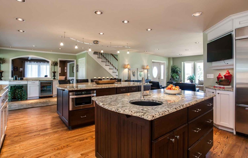 Denver Homeowner Must Haves in their kitchen great room renovation project. Lots of Countertop space is number 1 on the list