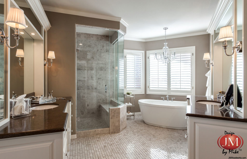 gorgeous master bath in greenwood village colorado 