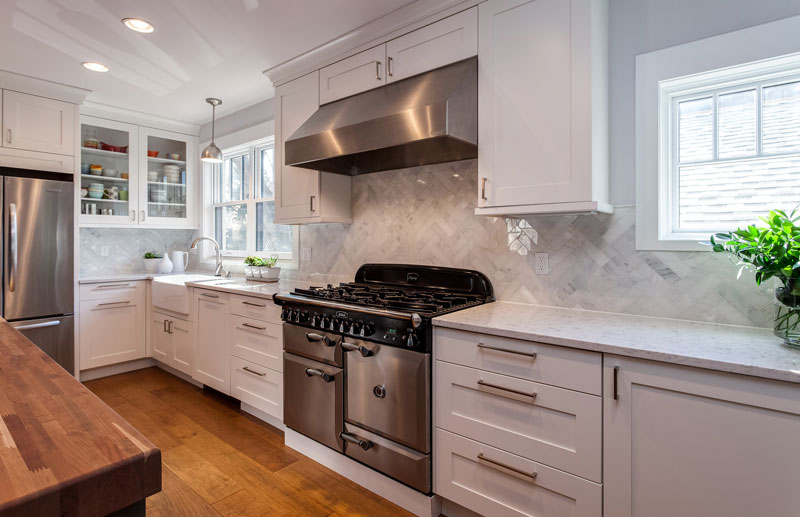 Small Kitchen White Cabinet Mid Century Modern Denver Kitchen Remodel