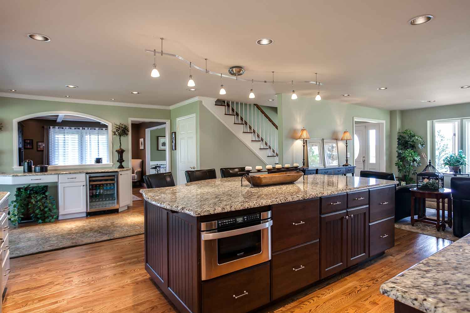 gorgeous kitchen great room renovation project in Denver CO