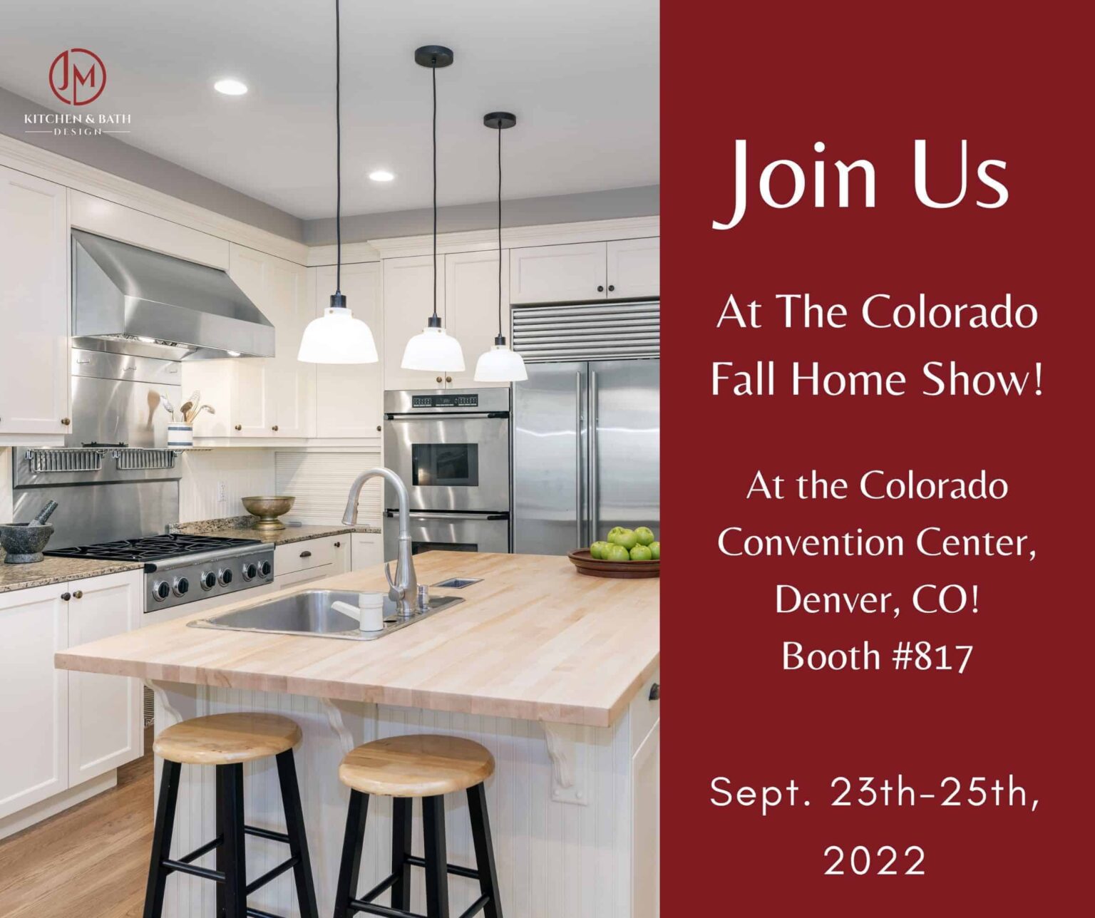 Visit us at the Colorado Fall Home Show! JM Kitchen and Bath Design