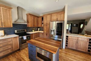 custom cabinets and island kitchen remodel JM Kitchen & Bath Design