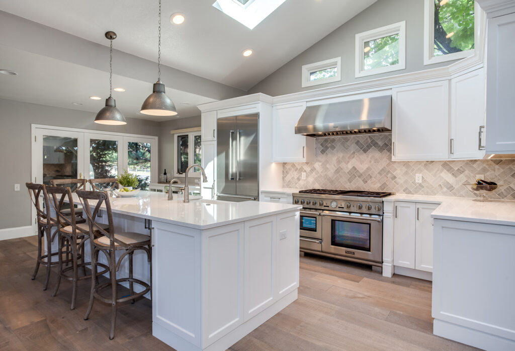 Greenwood Village White Shaker Kitchen Remodel 