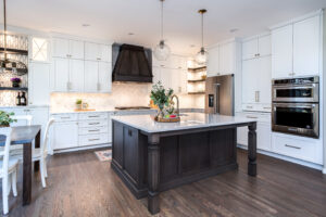 dramatic contemporary black & white kitchen renovation JM Kitchen & Bath Design