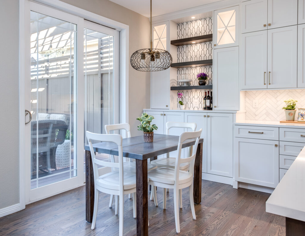 Hutch area in this kitchen project in highlands ranch colorado is a dream come true for this homeowner.