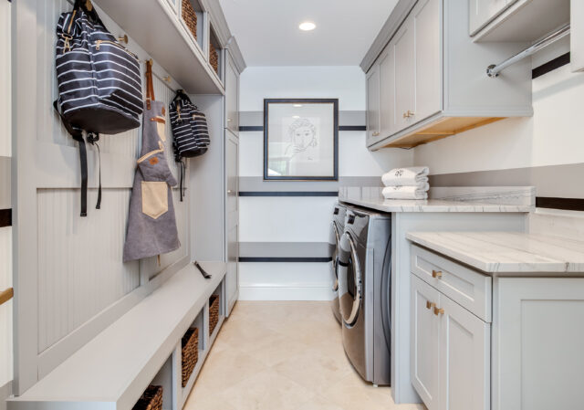 This is Not Your Mom's Laundry Room - JM Kitchen and Bath Design Design