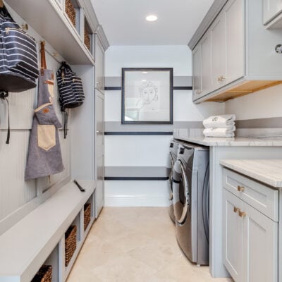 large laundry room in denver JM Kitchen & Bath Design