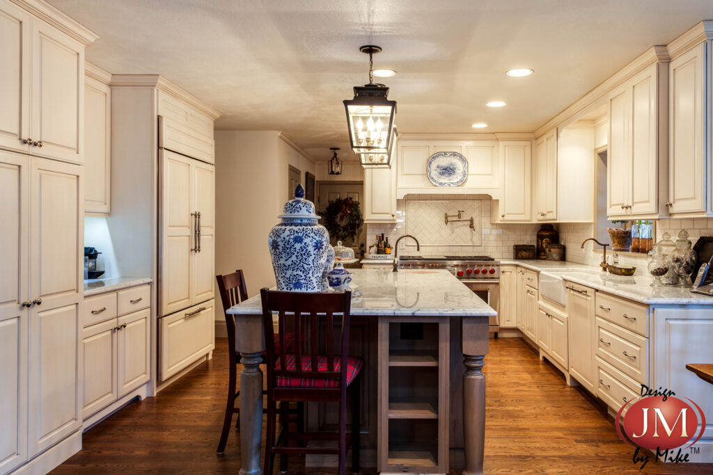 Gorgeous Kitchen Renovation Project in Monument Colorado with White Painted Cabinets