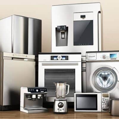 display of various stainless steel kitchen and home appliances JM Kitchen & Bath Design