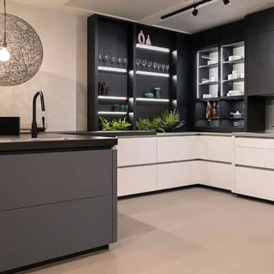 kitchen remodel trends with modern cabinets with no hardware JM Kitchen & Bath Design