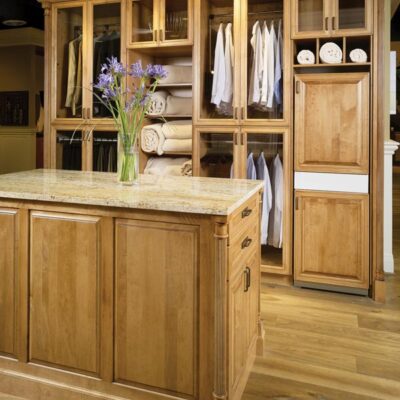 Master bedroom custom closet cabinets JM Kitchen & Bath Design