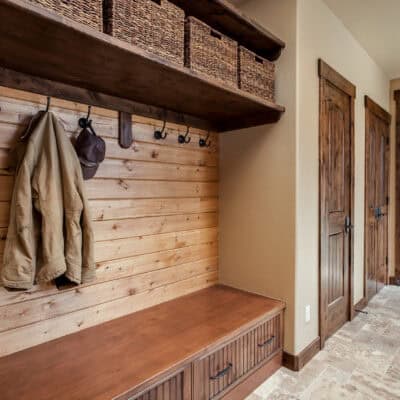 mud room storage in this large laundry room JM Kitchen & Bath Design